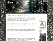 Tablet Screenshot of greenleaftreeservices.co.uk
